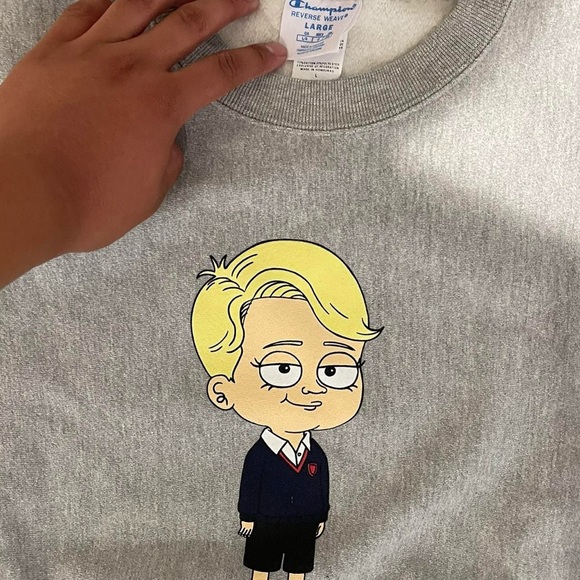 The Prince Graphic Sweater made on a Champion Reverse Weave NWOT - Picture 3 of 3